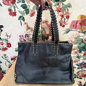 Randell Dodge RD2 Black Hand Stitched Leather Purse